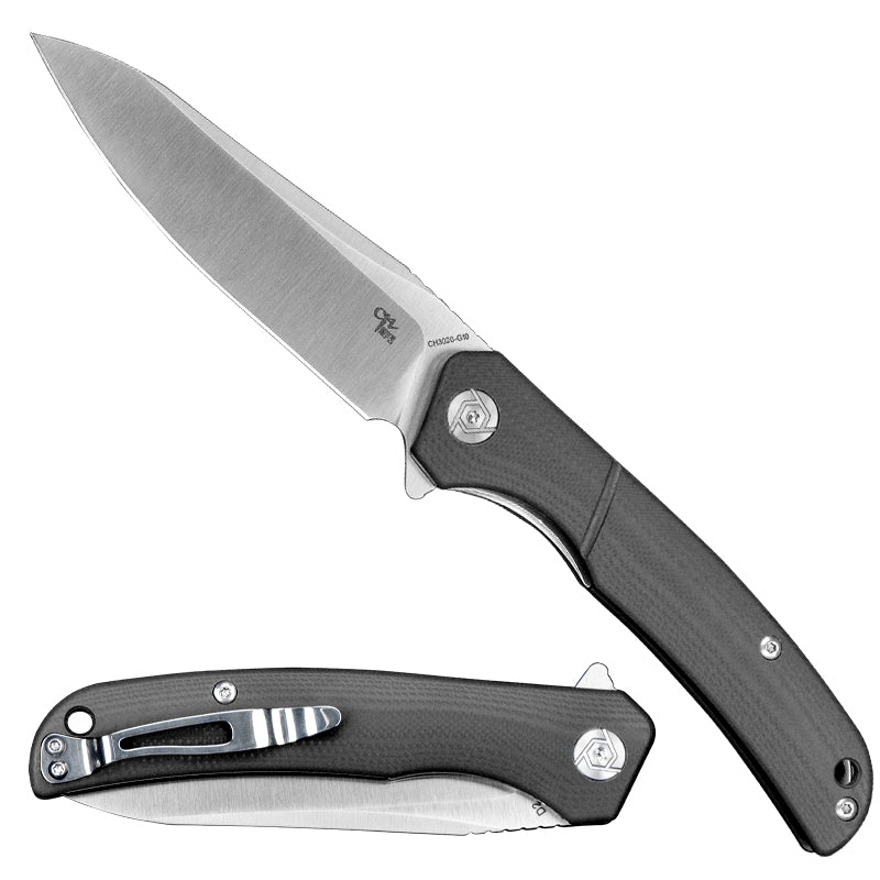CH 3020 D2 G10 Handle Folding Knife