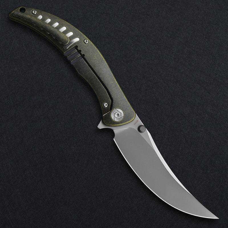 CH Sultan M390 Ti Handle Folding Knife