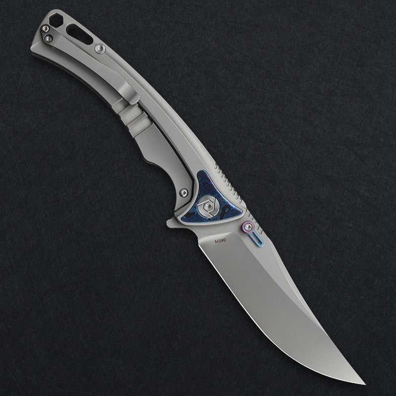 CH 3528 M390 Ti Handle Folding Knife