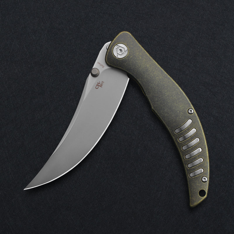 CH Sultan M390 Ti Handle Folding Knife