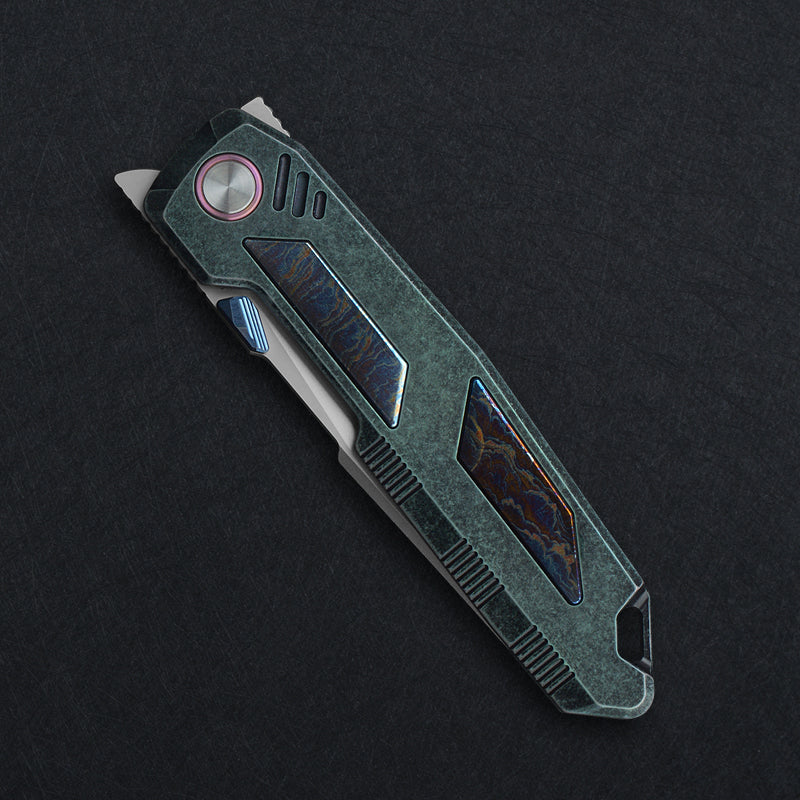 CH Duke M390 Ti Handle Folding Knife