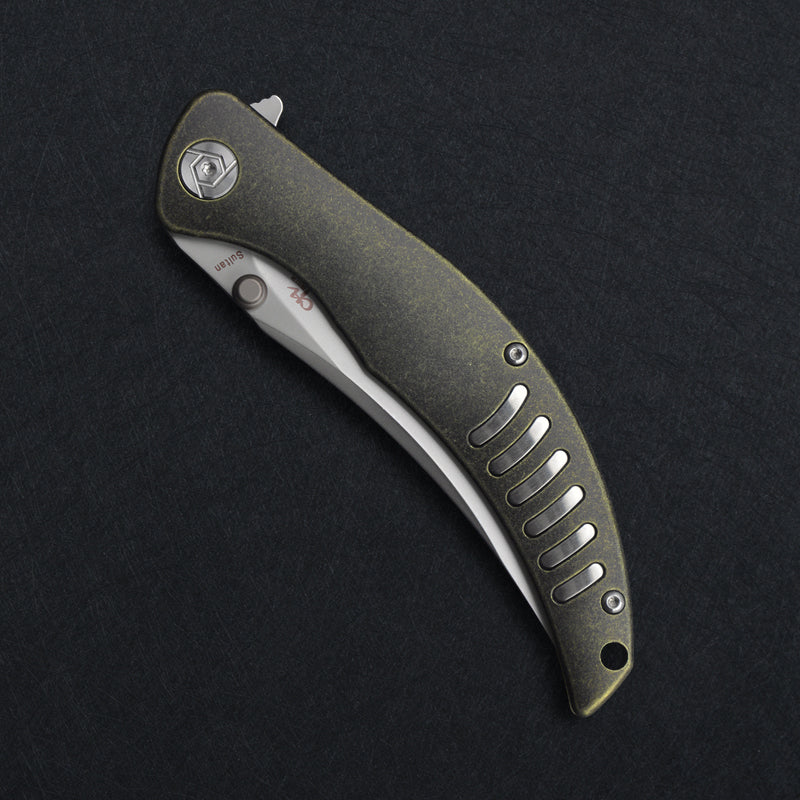 CH Sultan M390 Ti Handle Folding Knife