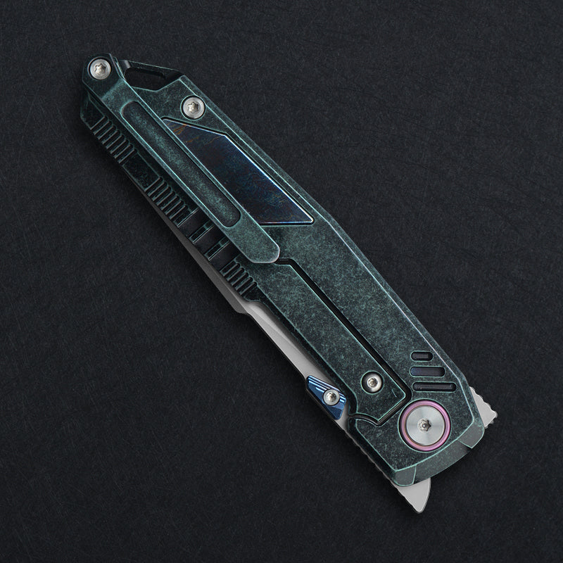 CH Duke M390 Ti Handle Folding Knife