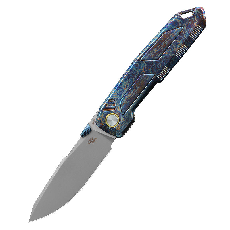 CH Duke M390 Ti Handle Folding Knife