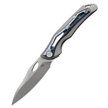 CH Spear M390 Ti Handle Folding Knife