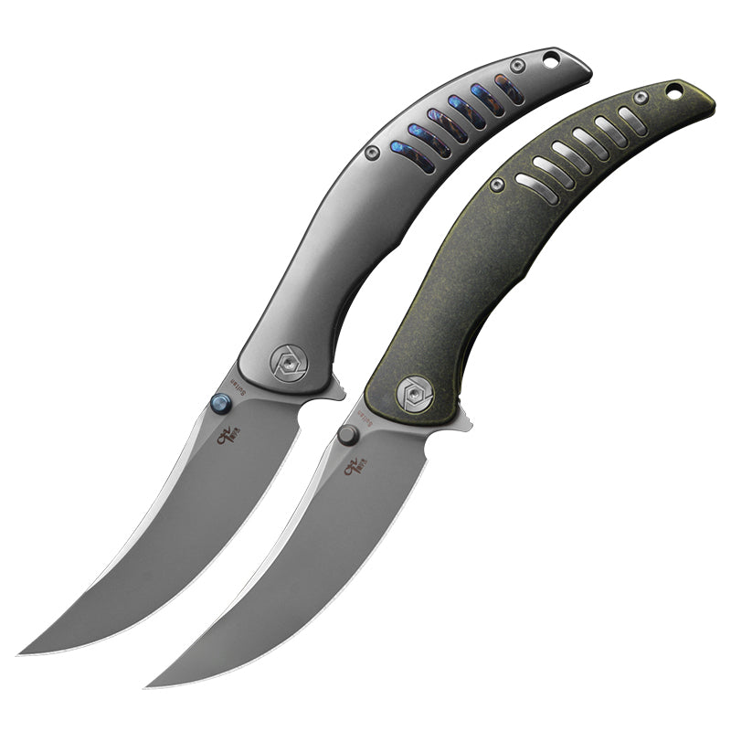 CH Sultan M390 Ti Handle Folding Knife