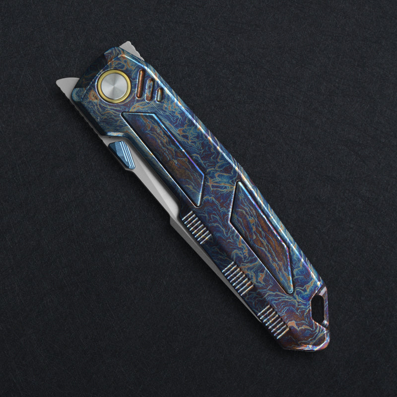 CH Duke M390 Ti Handle Folding Knife