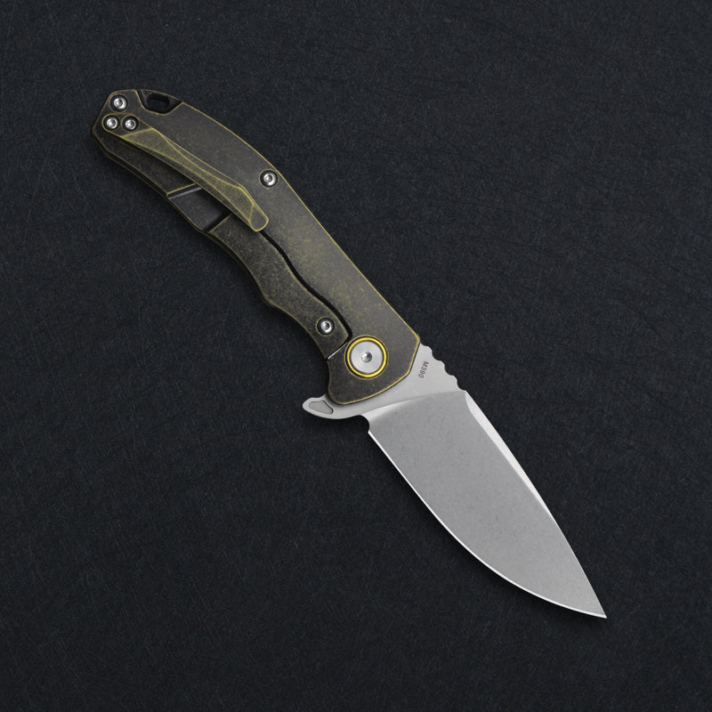 CH 3504s M390 Ti Handle Folding Knife