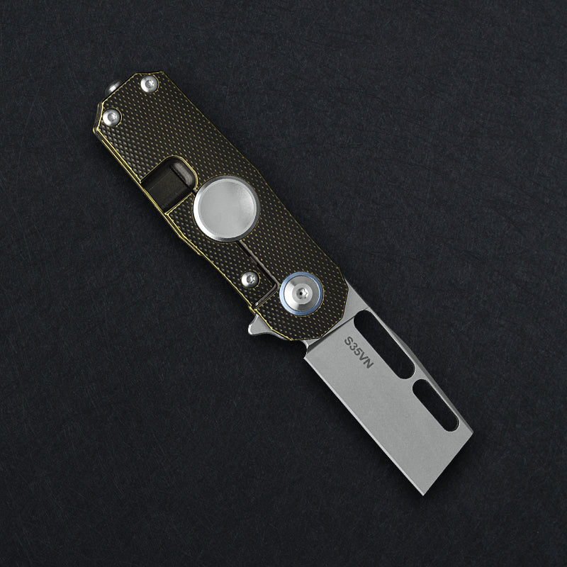 CH Spinner S35VN Ti Handle Folding Knife
