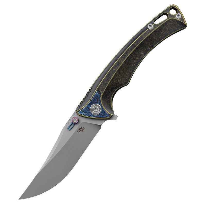 CH 3528 M390 Ti Handle Folding Knife