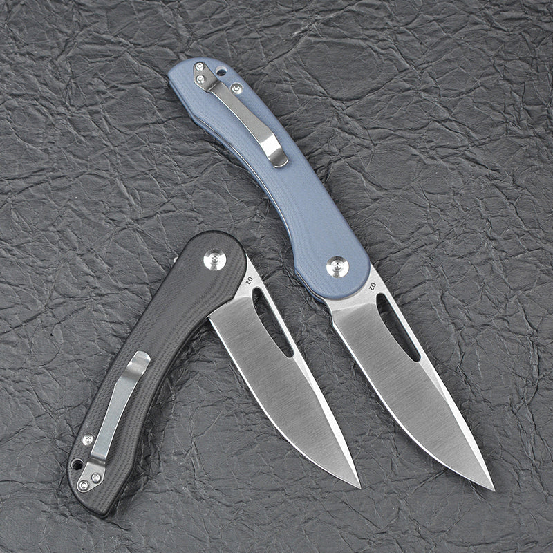 CH 3015 D2 G10 Handle Folding Knife