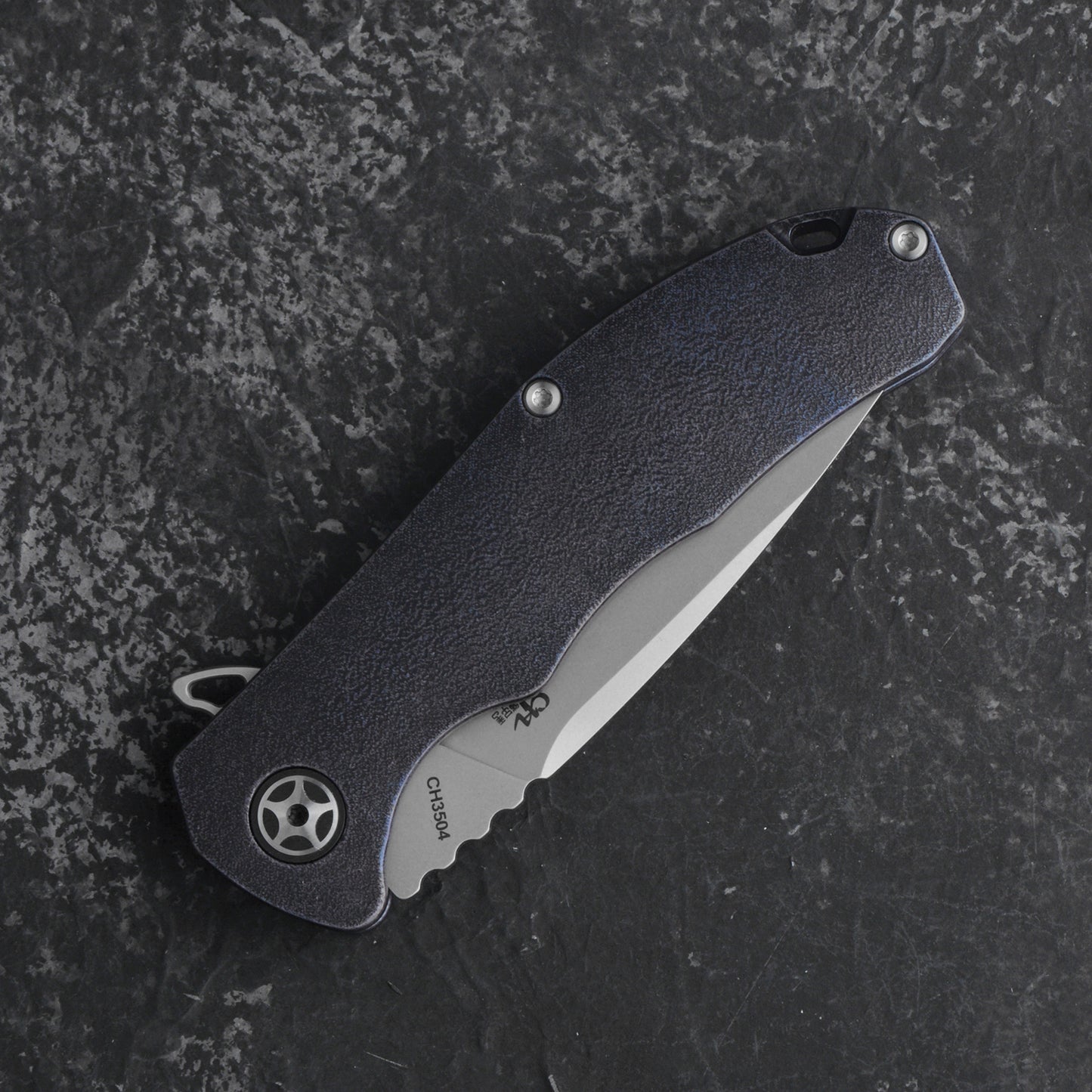 CH 3504 S35VN Ti Handle Folding Knife