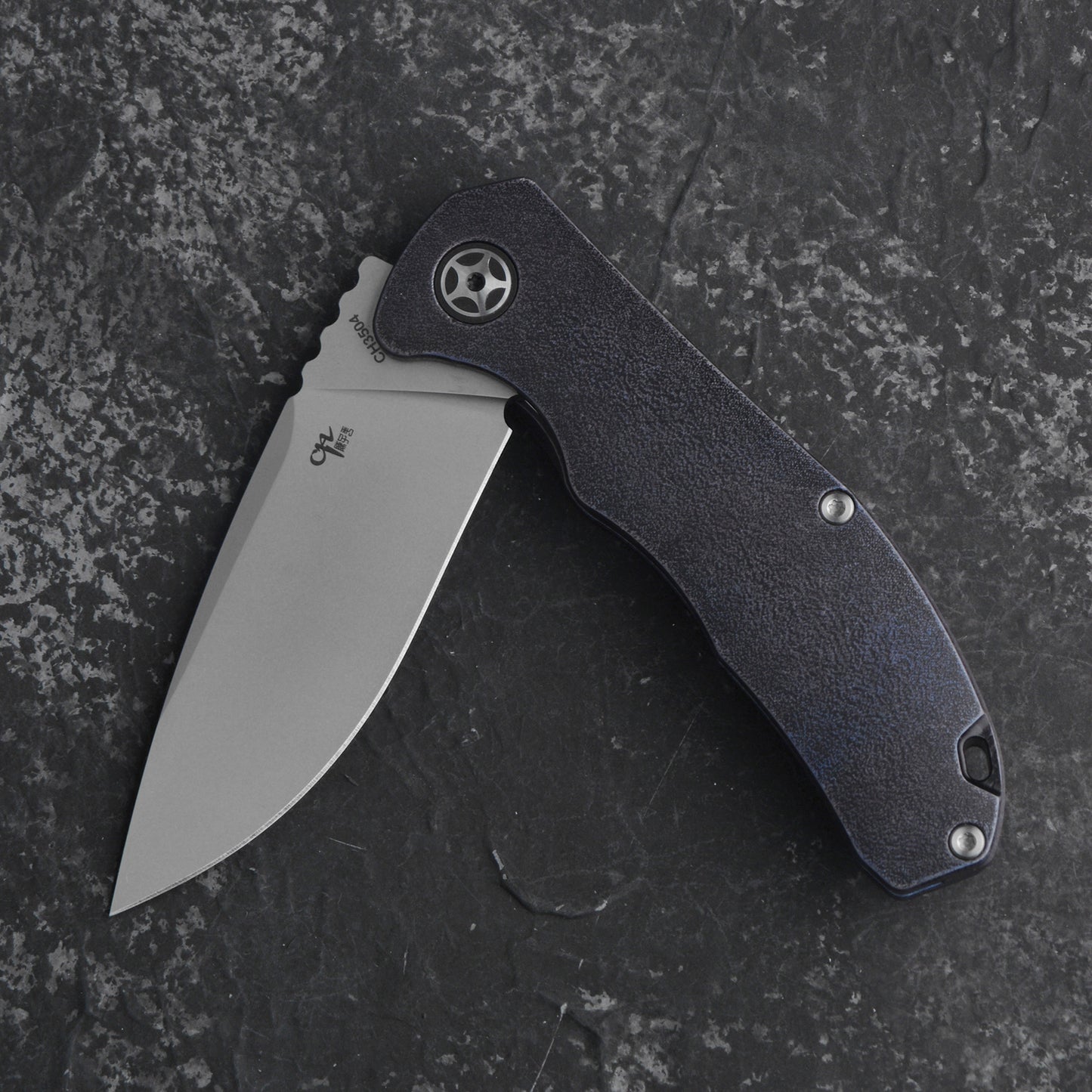CH 3504 S35VN Ti Handle Folding Knife
