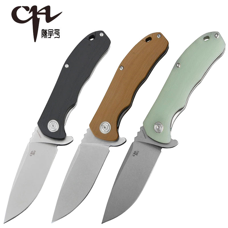 CH 3504 D2 G10 Handle Folding Knife IN STOCK