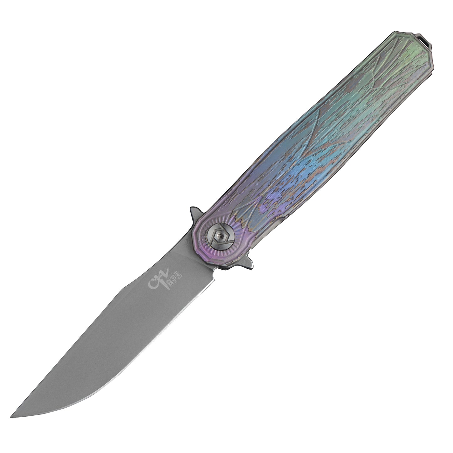 CH 3505 S35VN Ti Handle Folding Knife