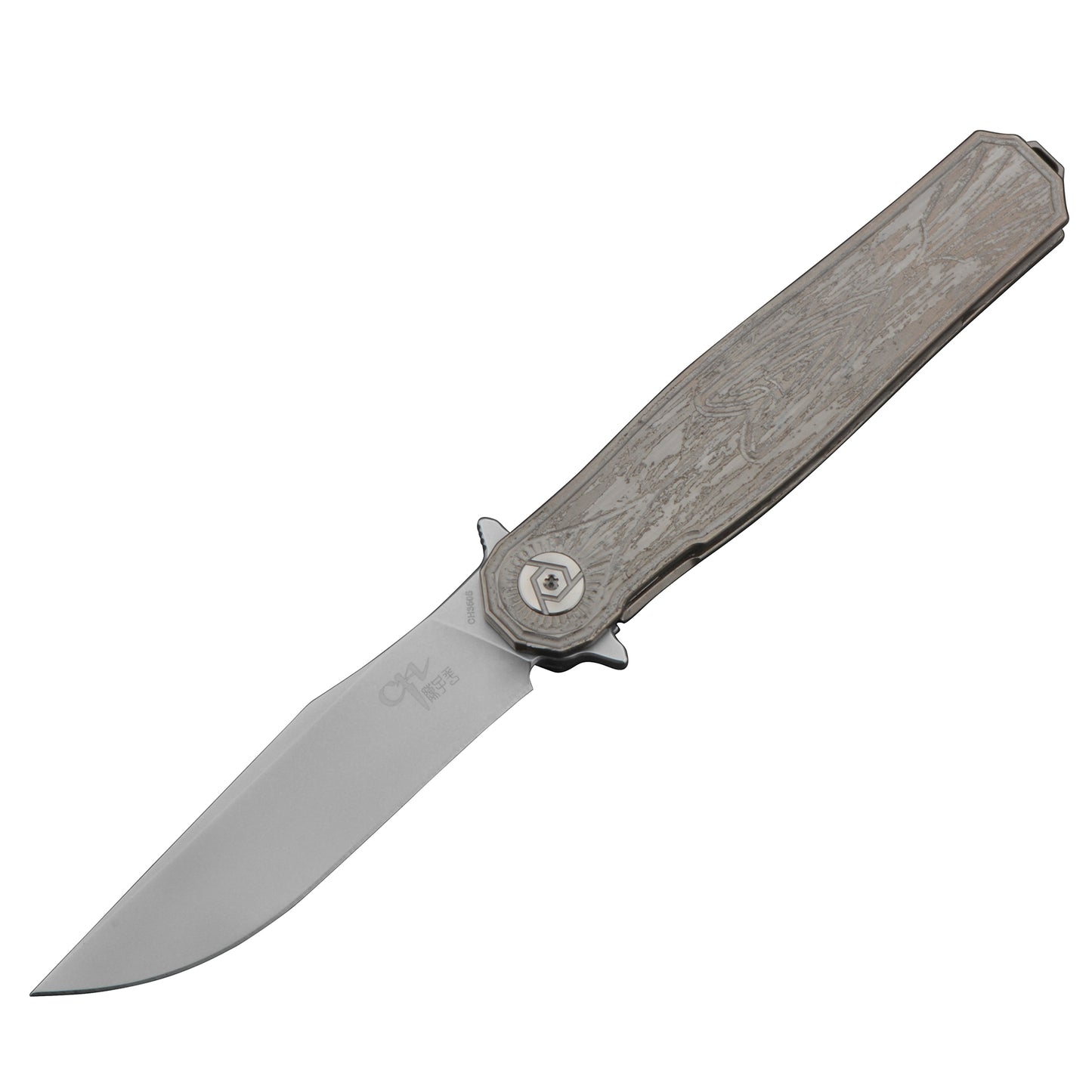 CH 3505 S35VN Ti Handle Folding Knife