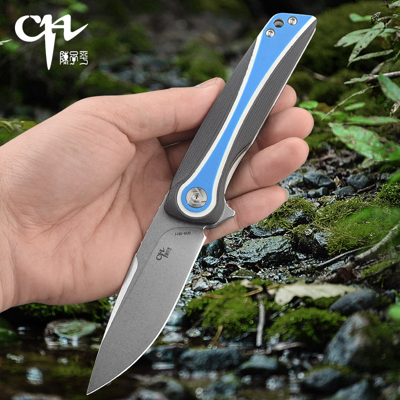 CH 3511 D2 G10 Handle Folding Knife