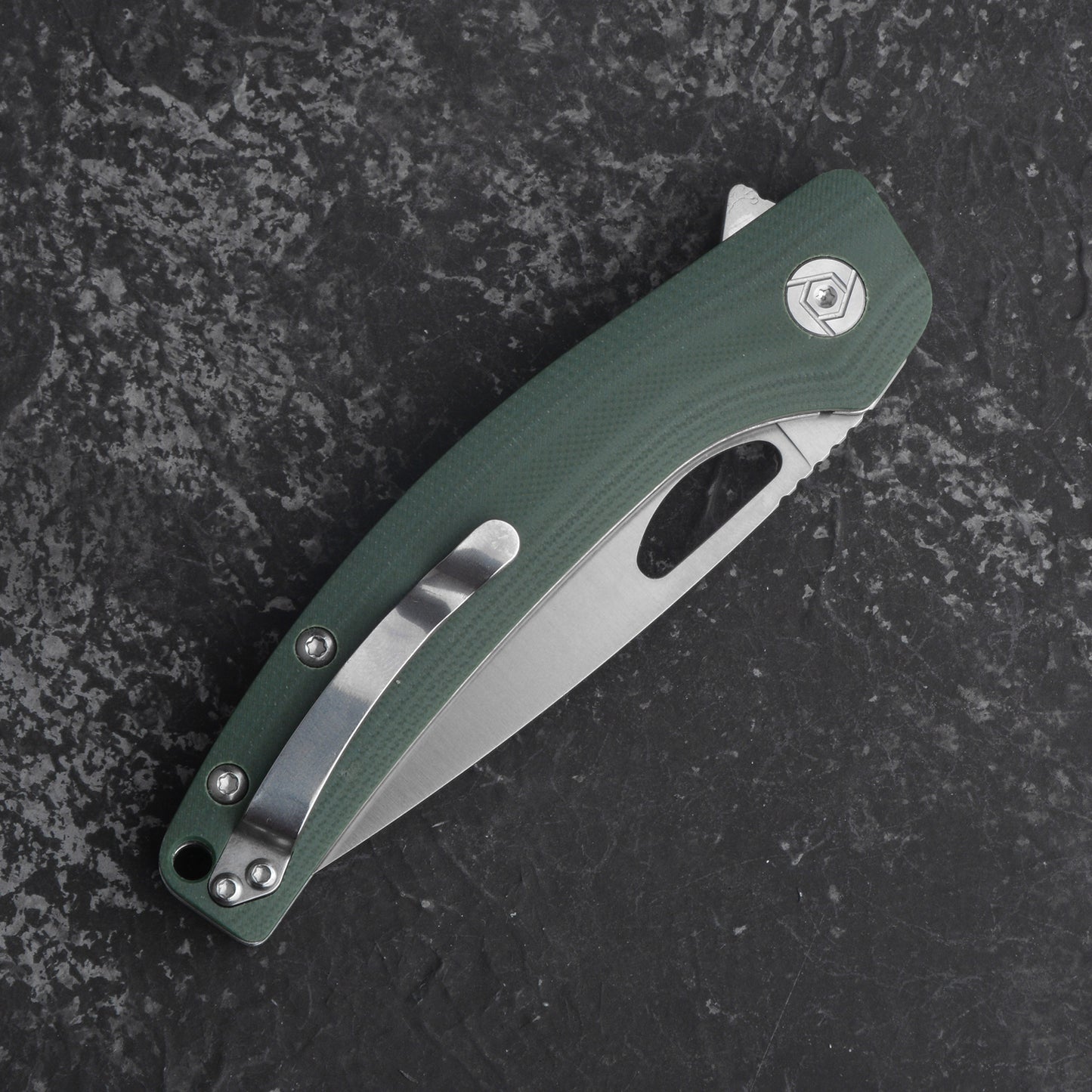 CH 3530 D2 G10 Handle Folding Knife