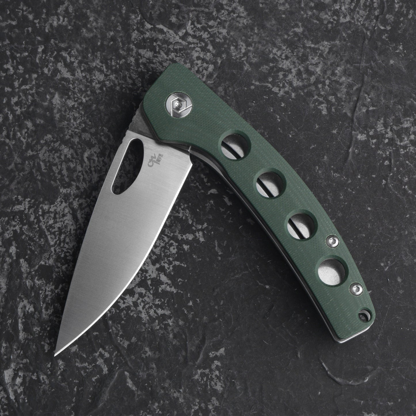 CH 3530 D2 G10 Handle Folding Knife