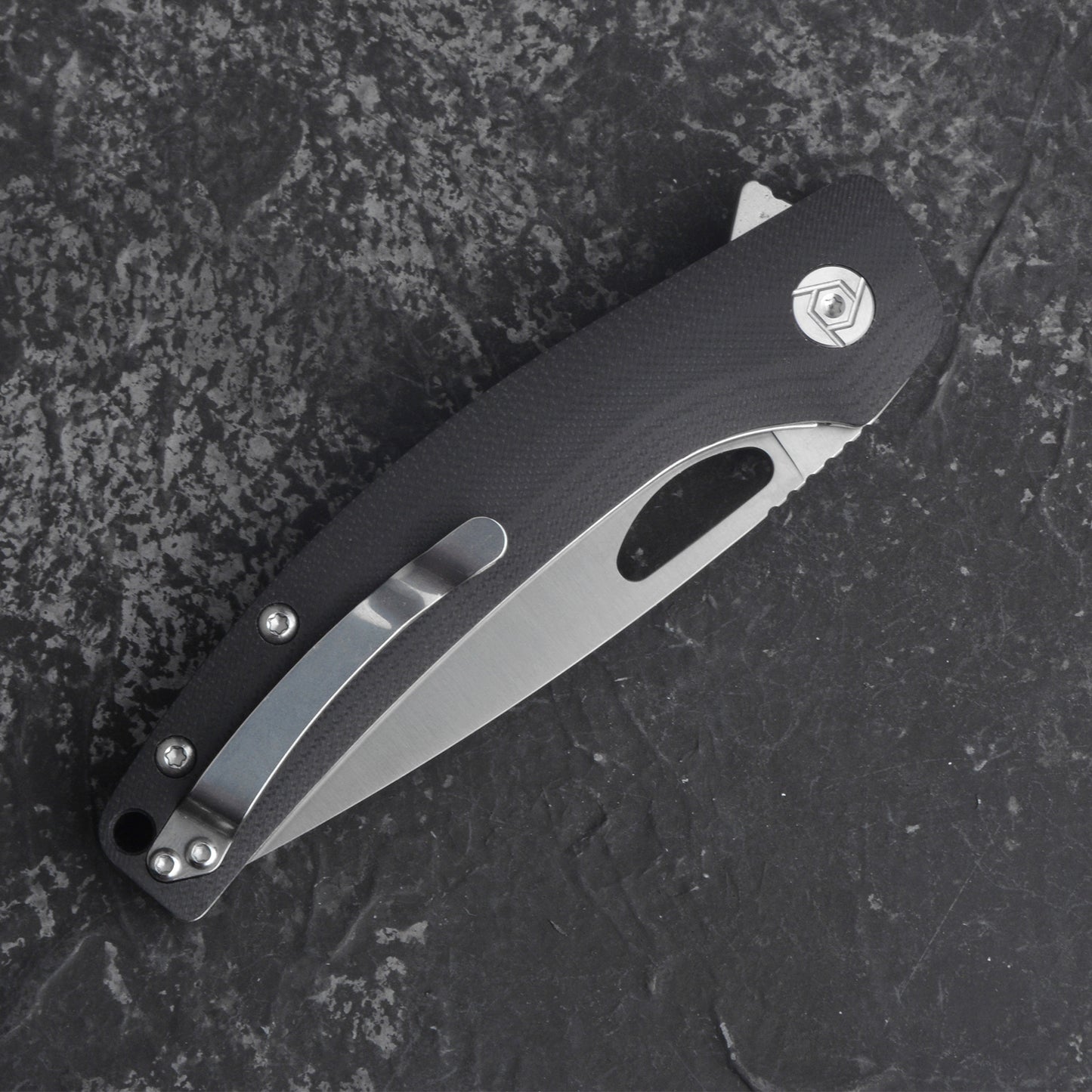 CH 3530 D2 G10 Handle Folding Knife