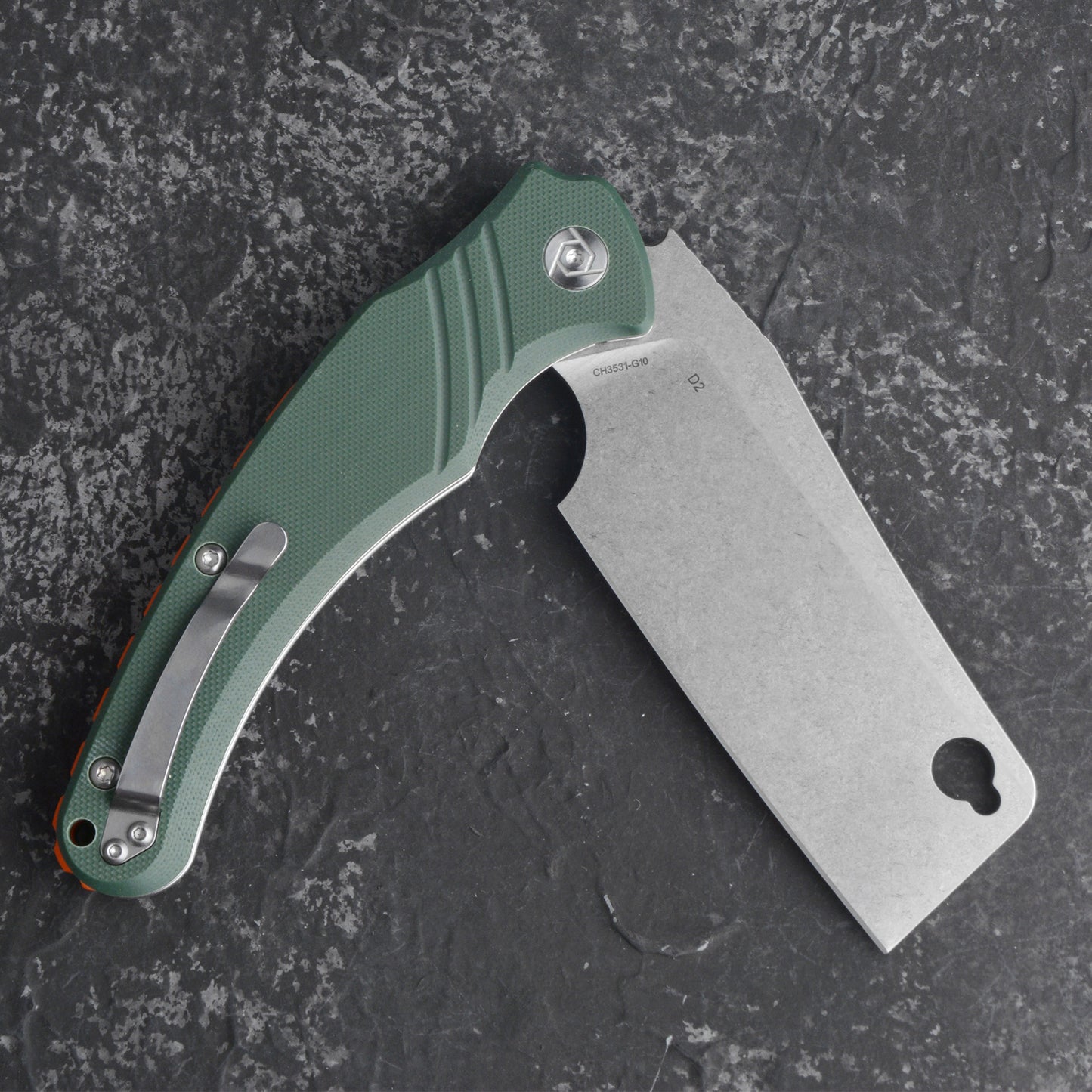 CH 3531 D2 G10 Handle Folding Knife