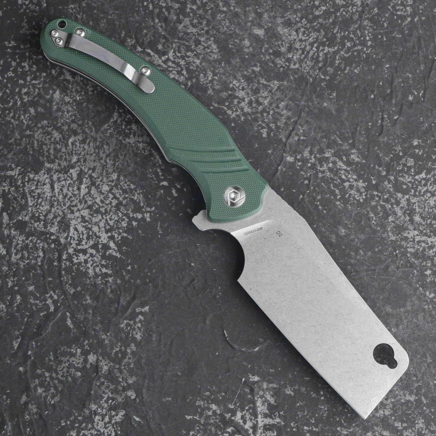 CH 3531 D2 G10 Handle Folding Knife