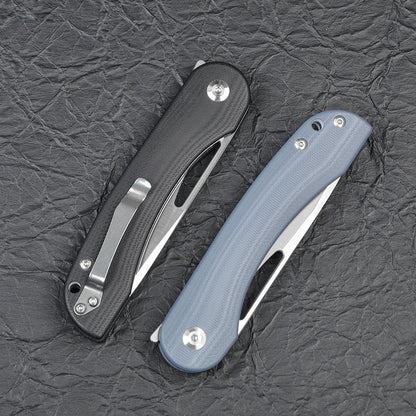 CH 3015 D2 G10 Handle Folding Knife