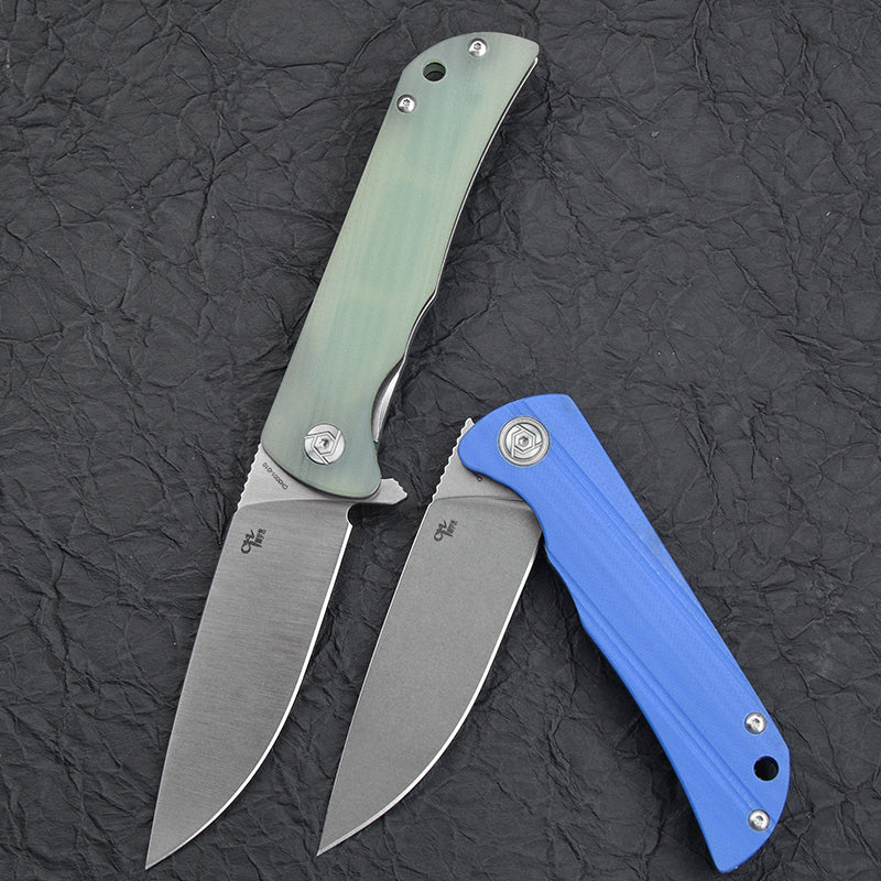 CH 3001 D2 G10 Handle Folding Knife IN STOCK
