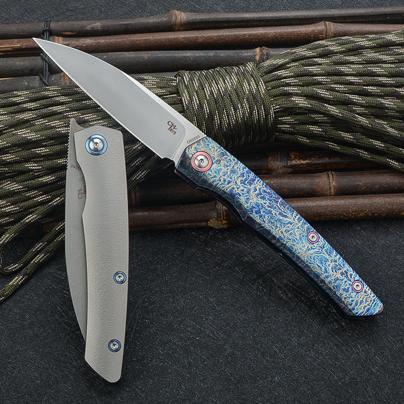 CH 3550 M390 Ti Handle Folding Knife