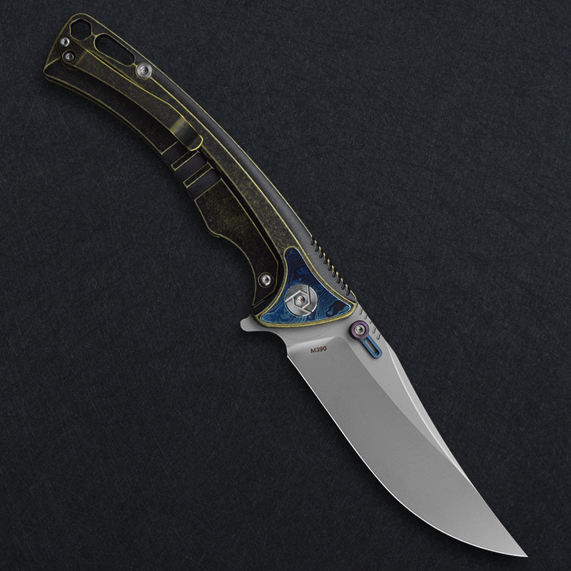 CH 3528 M390 Ti Handle Folding Knife