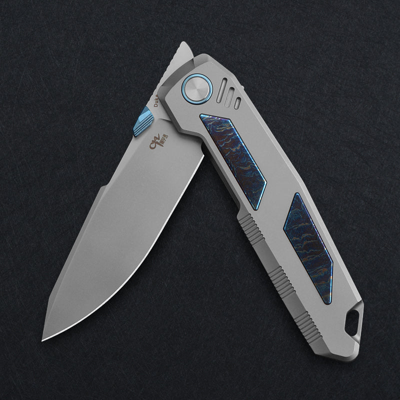 CH Duke M390 Ti Handle Folding Knife
