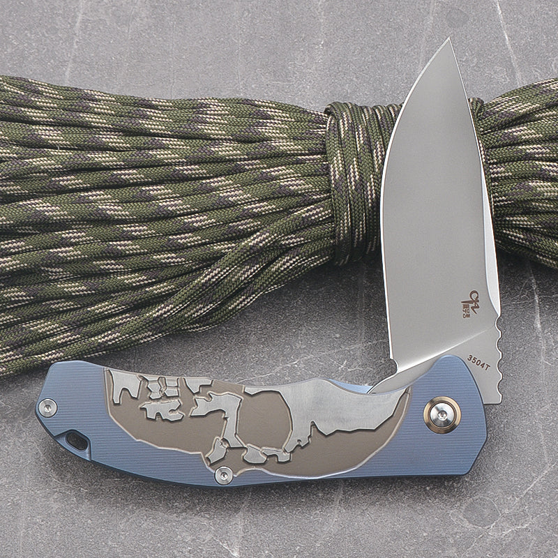 CH 3504T M390 Ti Handle Folding Knife IN STOCK