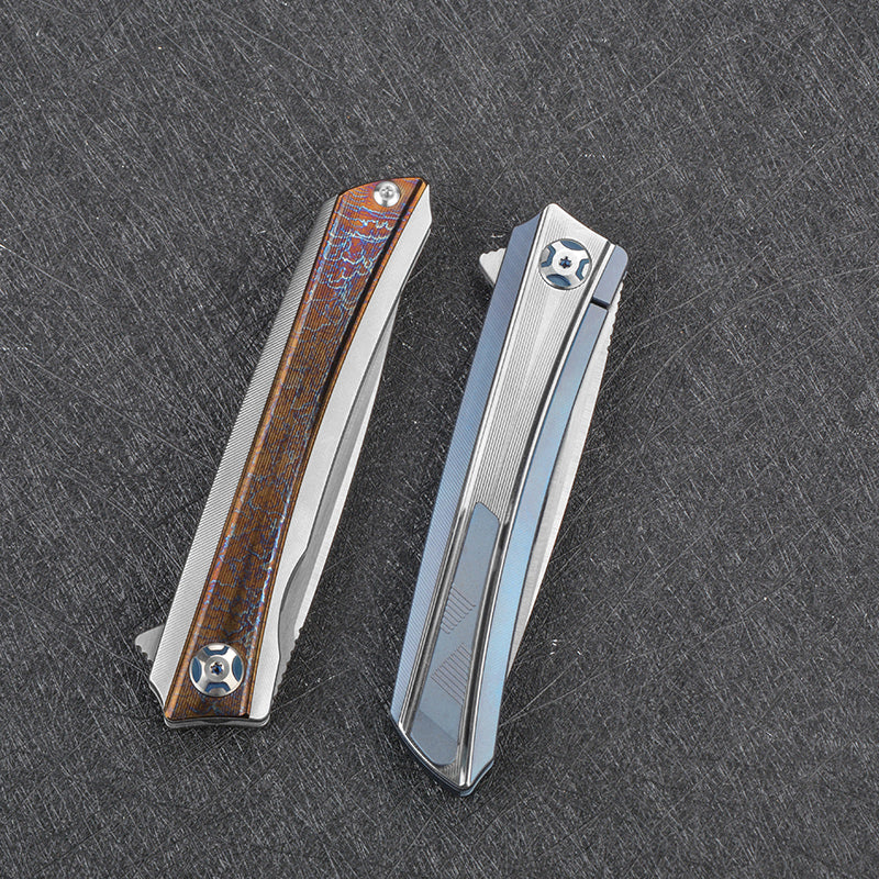 CH 3002 S35VN Ti Handle Folding Knife