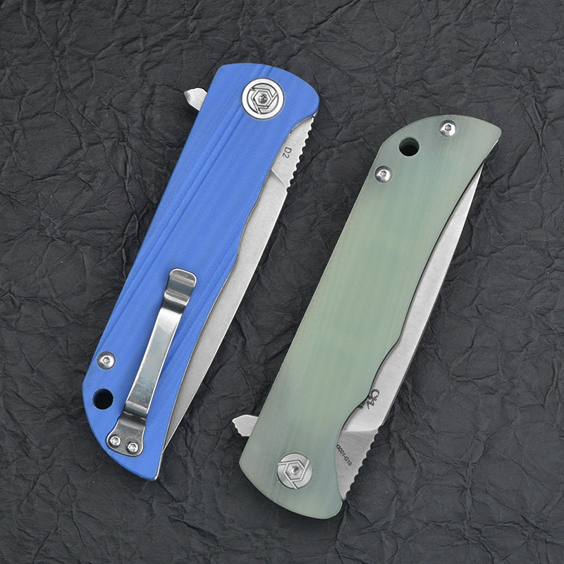 CH 3001 D2 G10 Handle Folding Knife IN STOCK