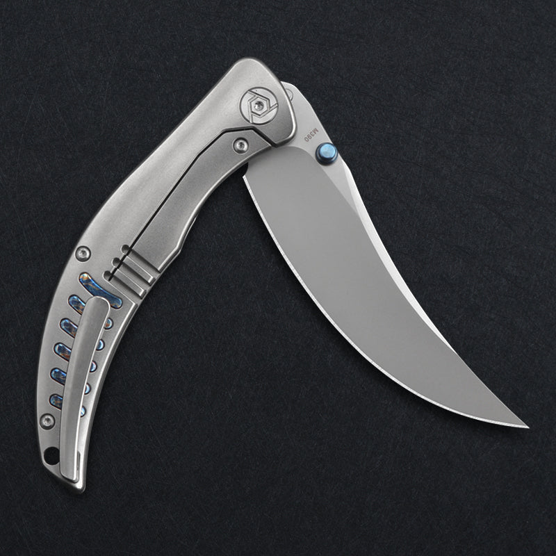 CH Sultan M390 Ti Handle Folding Knife