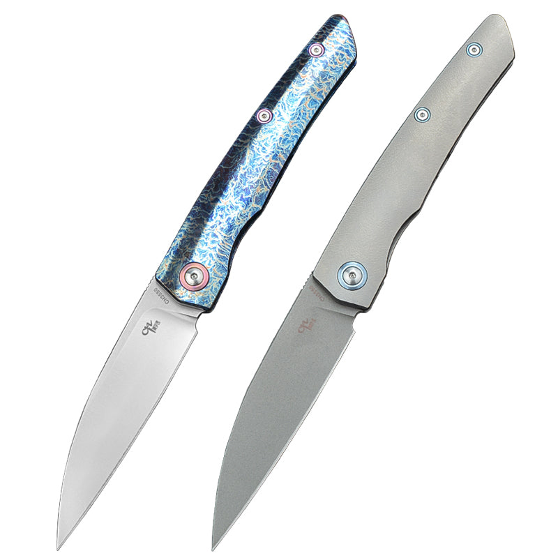 CH 3550 M390 Ti Handle Folding Knife