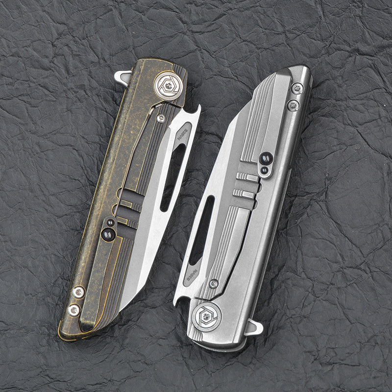 CH BUTCHER2 S35VN Ti Handle Folding Knife