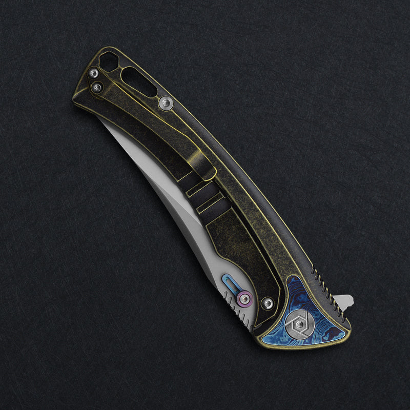 CH 3528 M390 Ti Handle Folding Knife