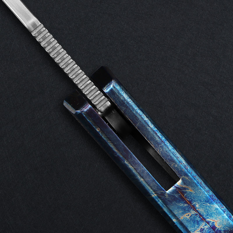 CH Cupra Frame Lock Flaming Ti (2.75'' Mirror Elmax core)