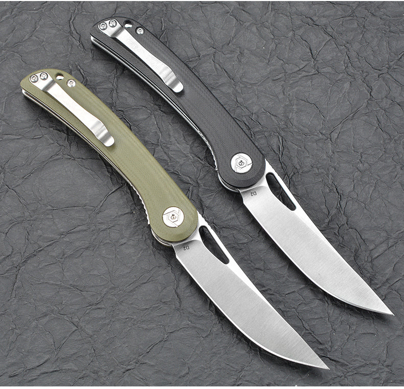 CH 3517 D2 G10 Handle Folding Knife