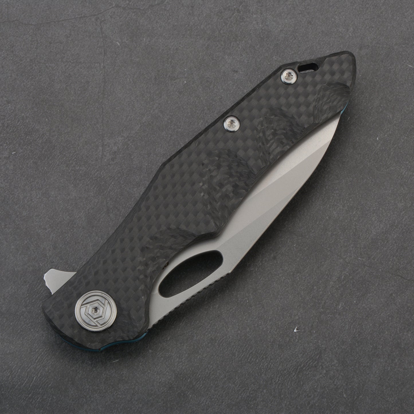 CH NIGHTHAWK S35VN Ti Handle Folding Knife