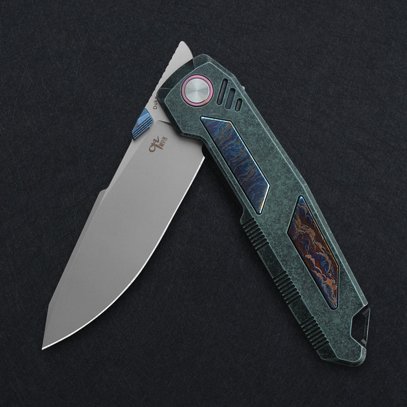 CH Duke M390 Ti Handle Folding Knife