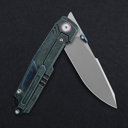CH Duke M390 Ti Handle Folding Knife