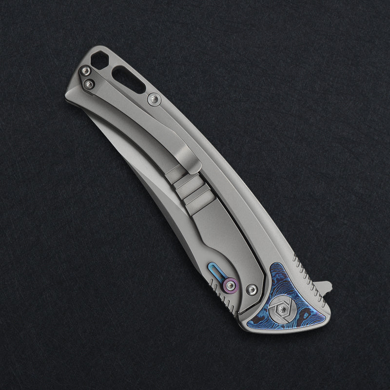 CH 3528 M390 Ti Handle Folding Knife