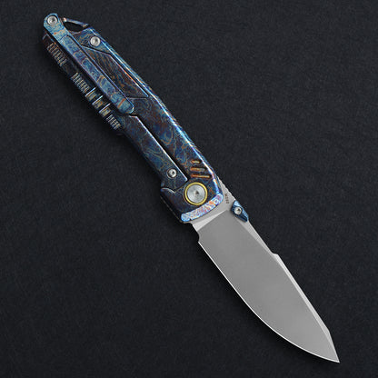 CH Duke M390 Ti Handle Folding Knife