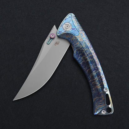 CH 3528 M390 Ti Handle Folding Knife