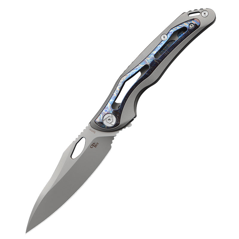 CH Spear M390 Ti Handle Folding Knife