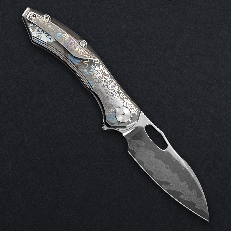 CH Cupra Frame Lock Sliver Ti （2.75'' Mirror Elmax core）