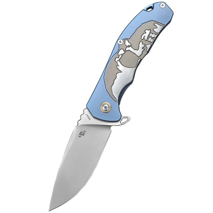 CH 3504T M390 Ti Handle Folding Knife IN STOCK