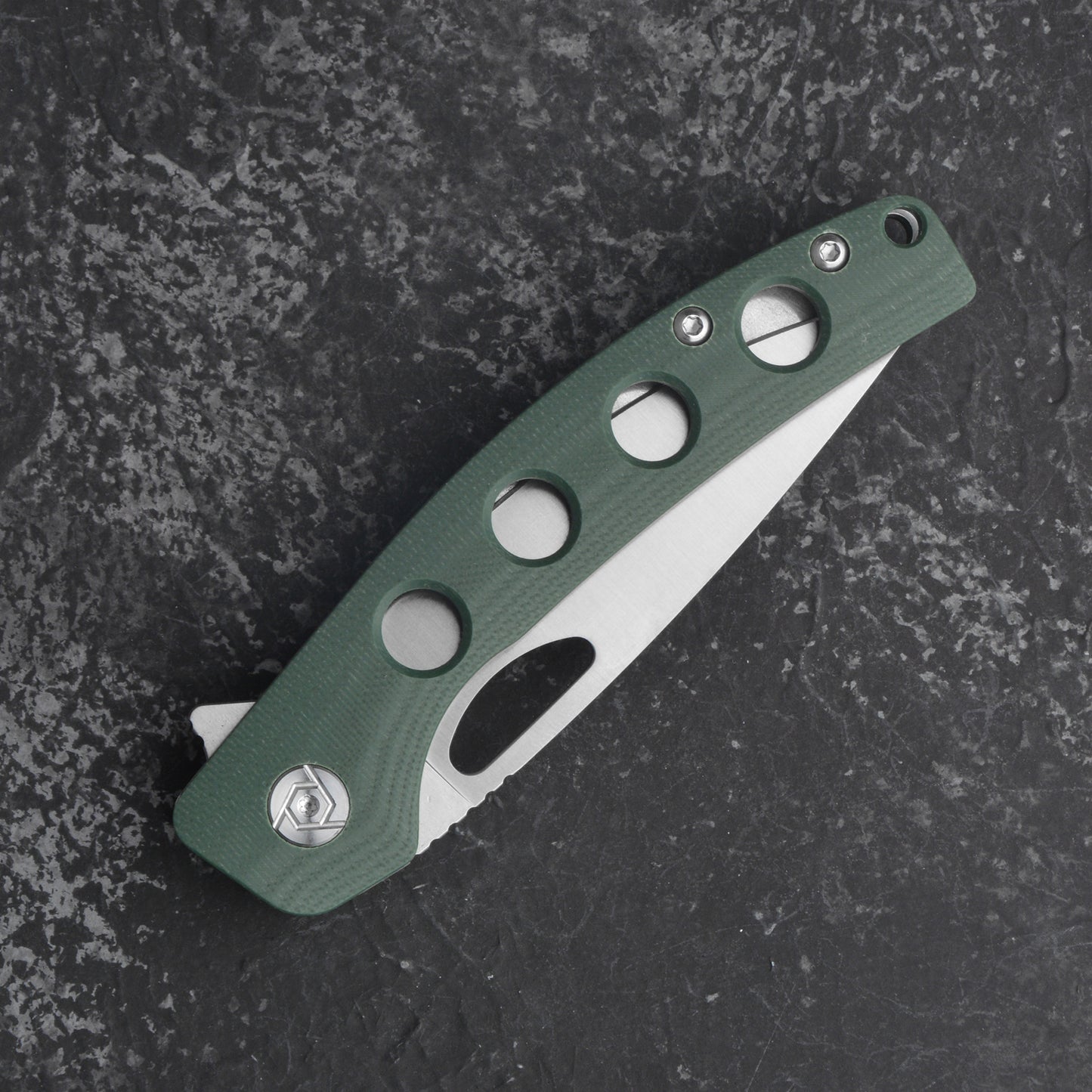 CH 3530 D2 G10 Handle Folding Knife